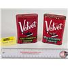 Image 1 : VELVET Pocket Tins (2) (4-1/2"H x 3"W x 1"D)