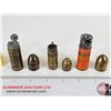 Image 4 : Bullet Lighters (Brass) (3) (Longest Measures: 2-7/8")