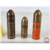 Image 5 : Bullet Lighters (Brass) (3) (Longest Measures: 2-7/8")