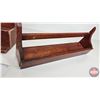 Image 3 : Wooden Hanging Spice Racks (2) (Largest Measures : 9-1/2"H x 23"W x 7"D)
