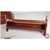 Image 5 : Wooden Hanging Spice Racks (2) (Largest Measures : 9-1/2"H x 23"W x 7"D)