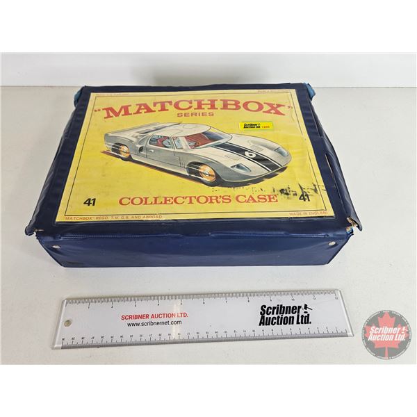 Matchbox Carrier w/Variety of Hotwheels, Matchbox, Lesney, Ertl & Johnny Lightning (48) (Carrier Mea