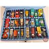 Image 3 : Matchbox Carrier w/Variety of Hotwheels, Matchbox, Lesney, Ertl & Johnny Lightning (48) (Carrier Mea