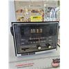 Image 5 : Vintage General Electric Clock Radio w/Radio Magazine Ads (2) (Clock Measures : 6-1/2"H x 8"W x 4"D)