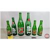 Image 1 : 7-Up Bottle Collection (6)  (Tallest Measures : 12"H)