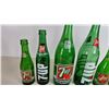 Image 2 : 7-Up Bottle Collection (6)  (Tallest Measures : 12"H)