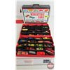 Image 1 : Miniature Cars Carrying Case w/Variety of Lesney, Hotwheels & Matchbox (28)  (Case Measures : 3-1/2"