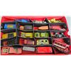 Image 2 : Miniature Cars Carrying Case w/Variety of Lesney, Hotwheels & Matchbox (28)  (Case Measures : 3-1/2"