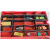 Image 3 : Miniature Cars Carrying Case w/Variety of Lesney, Hotwheels & Matchbox (28)  (Case Measures : 3-1/2"