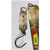 Image 3 : Hanging Scales (2) : Salter Pocket Scale & Ketchum's Improved "Cow Testing Only" Scale (Largest Meas