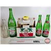 Image 1 : CANADA DRY Collection : Bottles (4) & Tahiti Treat Carrier  (Tallest Bottle Measures : 12"H)