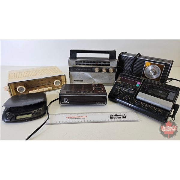 Vintage Radios, Clock Radio & Discman