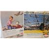 Image 2 : Vintage Airplane Magazine Ads including Air Route Maps (c. 1950's & 60's)