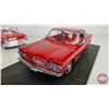 Image 9 : Die-Cast Car Models (Scale 1:18) (5) - Plymouth GTX (Missing Mirror) - Chevrolet Corvair  - Chevrole