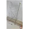 Image 1 : Bottle Rack (Foldable) c/w Canada Dry Wire Shelf (Rack Measures : 43"H x 17-1/2"W) (Shelf Measures :