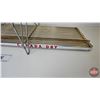 Image 2 : Bottle Rack (Foldable) c/w Canada Dry Wire Shelf (Rack Measures : 43"H x 17-1/2"W) (Shelf Measures :
