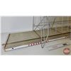 Image 3 : Bottle Rack (Foldable) c/w Canada Dry Wire Shelf (Rack Measures : 43"H x 17-1/2"W) (Shelf Measures :
