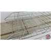 Image 6 : Bottle Rack (Foldable) c/w Canada Dry Wire Shelf (Rack Measures : 43"H x 17-1/2"W) (Shelf Measures :