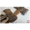 Image 8 : Double Headed Axes (2) w/ Extra Axe Head (Longest Measures : 36"L)