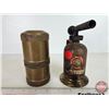 Image 2 : Brass Coin Bank w/ Small Brass Blow Torch (Blow Torch Measures : 5-1/2"H)