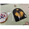 Image 12 : Canadian Militaria Collector Group : Incl.  - Rank Insignias - Badges - Magazine Ads