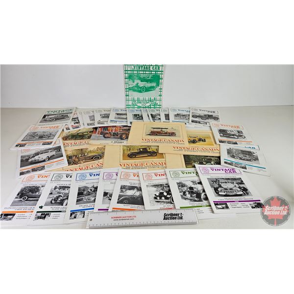 The Vintage Car Magazine & Vintage Canada Magazines (33 Total)