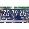 Image 7 : License Plates (8) : Alberta (1960's - 1970's) (Measure : 6"H x 12"W)