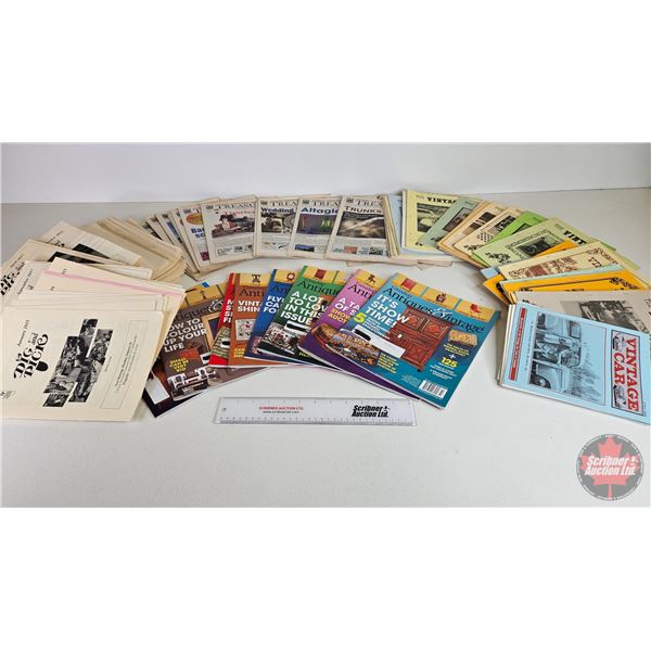 Ephemera Antique Collector Magazines : Incl. - Dig & Pick (94) - The Vintage Car (38) - Treasures (1