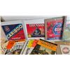 Image 3 : Variety of Ephemera :  - Tractor Magazine Ads (5) - Model Train Booklets (12) - Fruit Crate Labels (