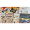 Image 5 : Variety of Ephemera :  - Tractor Magazine Ads (5) - Model Train Booklets (12) - Fruit Crate Labels (