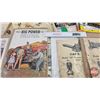 Image 6 : Variety of Ephemera :  - Tractor Magazine Ads (5) - Model Train Booklets (12) - Fruit Crate Labels (