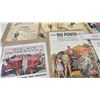 Image 7 : Variety of Ephemera :  - Tractor Magazine Ads (5) - Model Train Booklets (12) - Fruit Crate Labels (