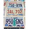 Image 6 : USA Lic Plate Collection (Variety) (25) (Must See Pictures for Styles / Types / Varieties)