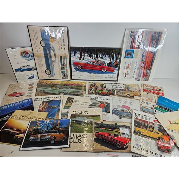 Collection of Oldsmobile Magazine Ads (20+) (Vintage) (Variety)