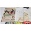 Image 5 : Vintage Magazine Ads / Receipts / Stamp / Calendar / Maps (Variety) Incl. BA (Must See Pictures for 