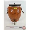 Image 1 : Medalta 3 Gal Imperial ICE WATER Crock with Spigot (Custom Wood Lid) (14"H)