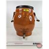 Image 2 : Medalta 3 Gal Imperial ICE WATER Crock with Spigot (Custom Wood Lid) (14"H)