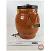 Image 5 : Medalta 3 Gal Imperial ICE WATER Crock with Spigot (Custom Wood Lid) (14"H)
