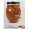 Image 7 : Medalta 3 Gal Imperial ICE WATER Crock with Spigot (Custom Wood Lid) (14"H)