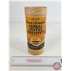 Image 1 : "David J. Dyson's" Cereal Coffee Substitute in Cardboard Canister (War Era) (8-3/8"H x 3-1/2"Dia)