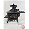 Image 2 : Antique Miniature Cast Iron Toy Stove "Crescent " w/Iron/Trivet/Lifter (11-1/2"H x 13-1/2"W x 7"D)