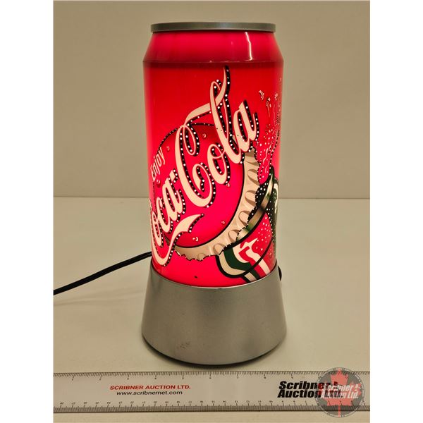 Coca-Cola Can Electric Motion Lamp (12-1/2"H)