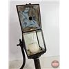 Image 4 : Carriage Lamp with Cast Iron Bracket (Visible 2 Sides) (15"H) (has candle with it)