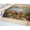 Image 1 : Scottish Highland Cattle Prints (2) (Each Print Measures: 19"H x 23"W) c/w 2 Packing Tubes