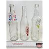 Image 3 : Bottles (3) (Clear) : - Pepsi-Cola - Calgary - Crush (Tallest Measures 9-1/2"H)