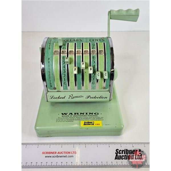 Paymaster Model X-900 (Works) (10"W x 9"D x 9"H to top of Handle)