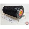 Image 9 : 45's Collection in Wire Stand (60) : Incl. Porter Wagoner, Connie Francis, The Drifters, Ray Charles