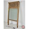 Image 2 : Antique Washboard Board "The Columbia Mountain" (Glass Type) (24"H x 12"W)