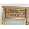Image 3 : Antique Washboard Board "The Columbia Mountain" (Glass Type) (24"H x 12"W)