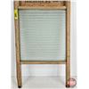 Image 4 : Antique Washboard Board "The Columbia Mountain" (Glass Type) (24"H x 12"W)